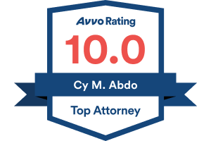 Avvo Rating 10 Cy M. Abdo Top Attorney